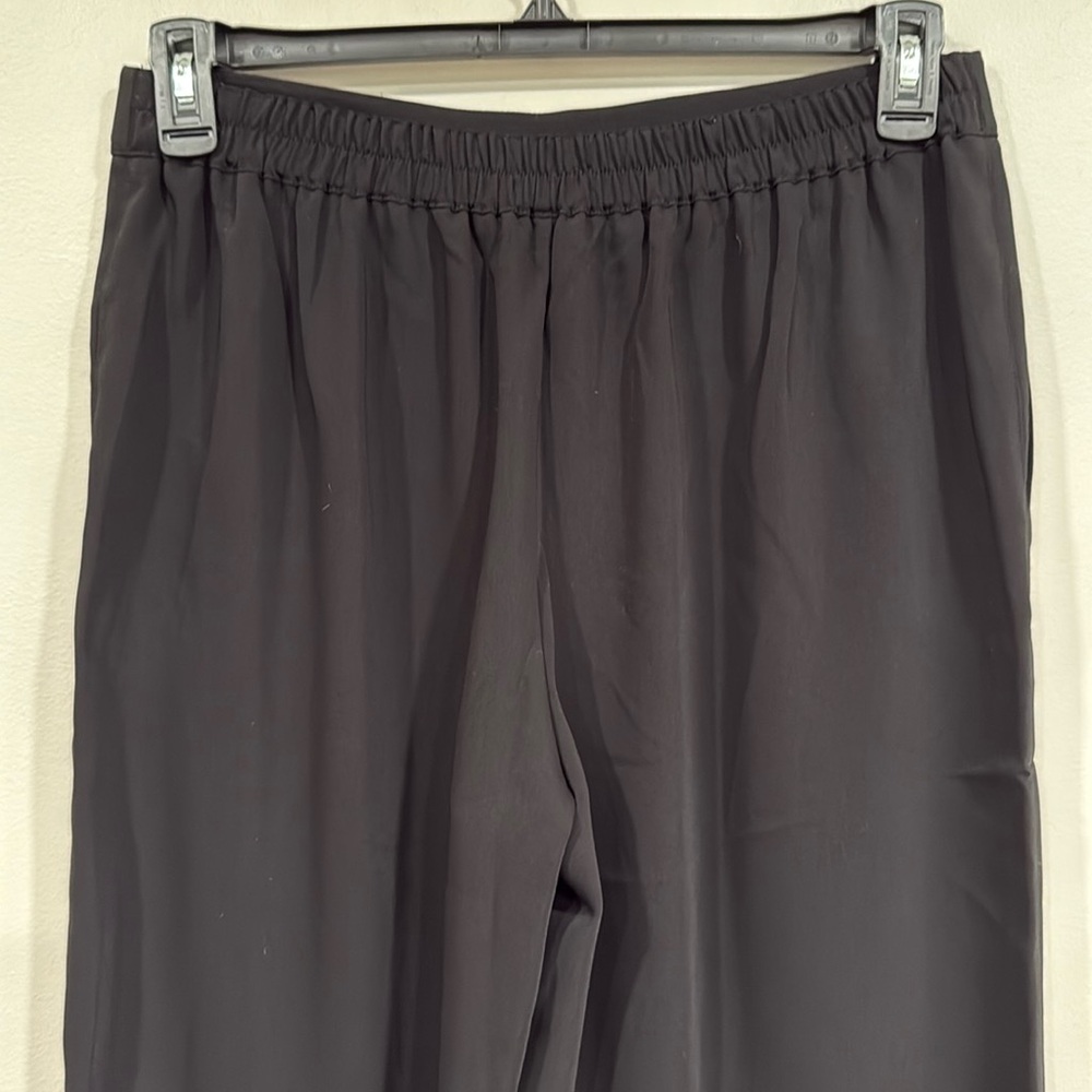 Madewell Black Wide Leg Pull On Dress Pants M NWT - Picture 4 of 6